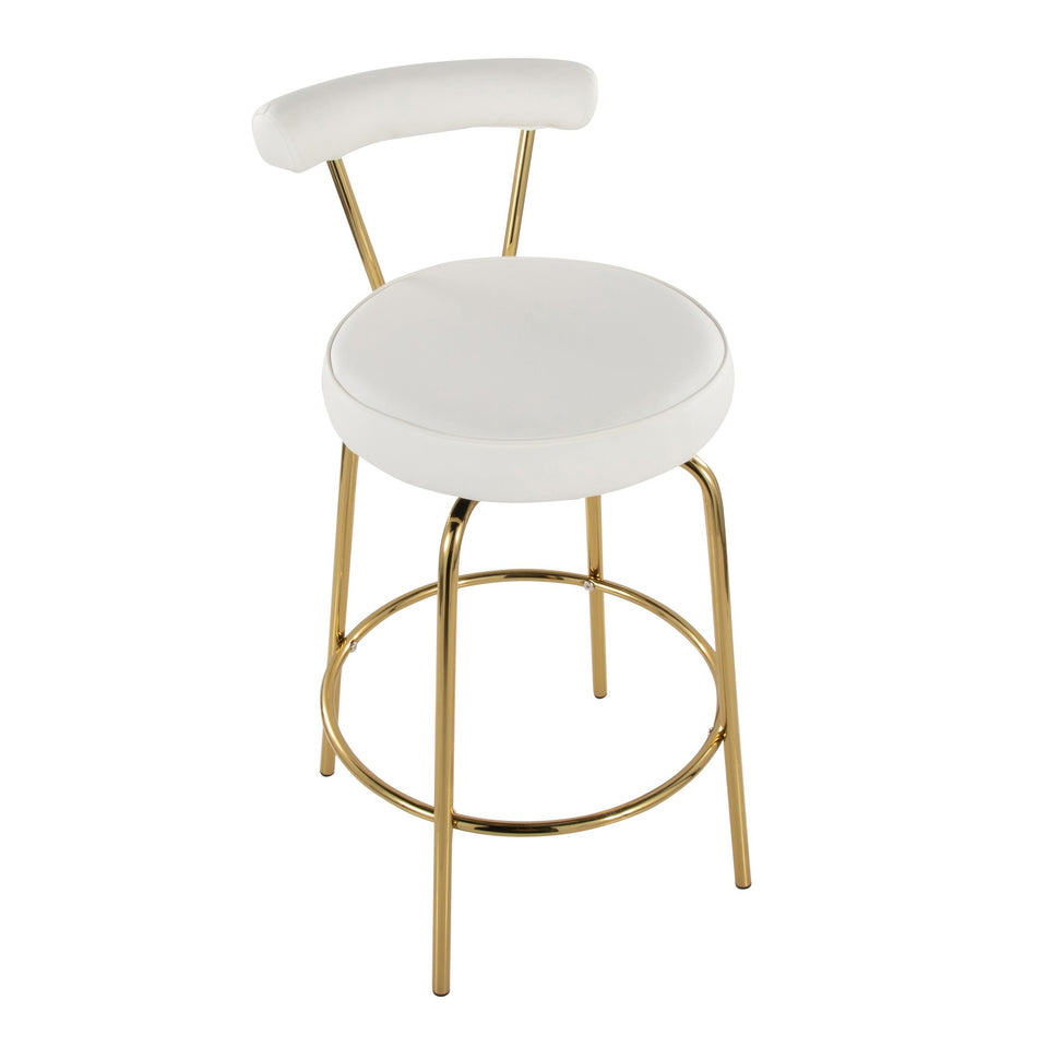 Rhonda 26" Fixed-Height Counter Stool - Set of 2