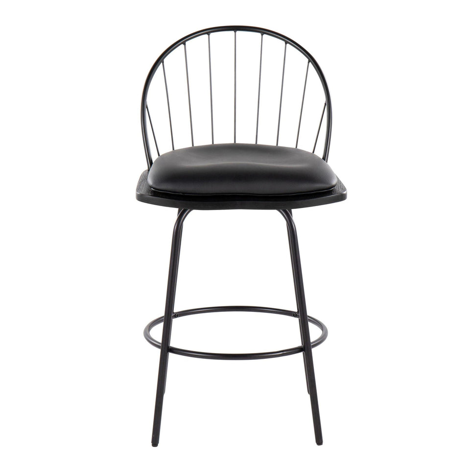 Riley Claire 26" Fixed-Height Counter Stool - Set of 2