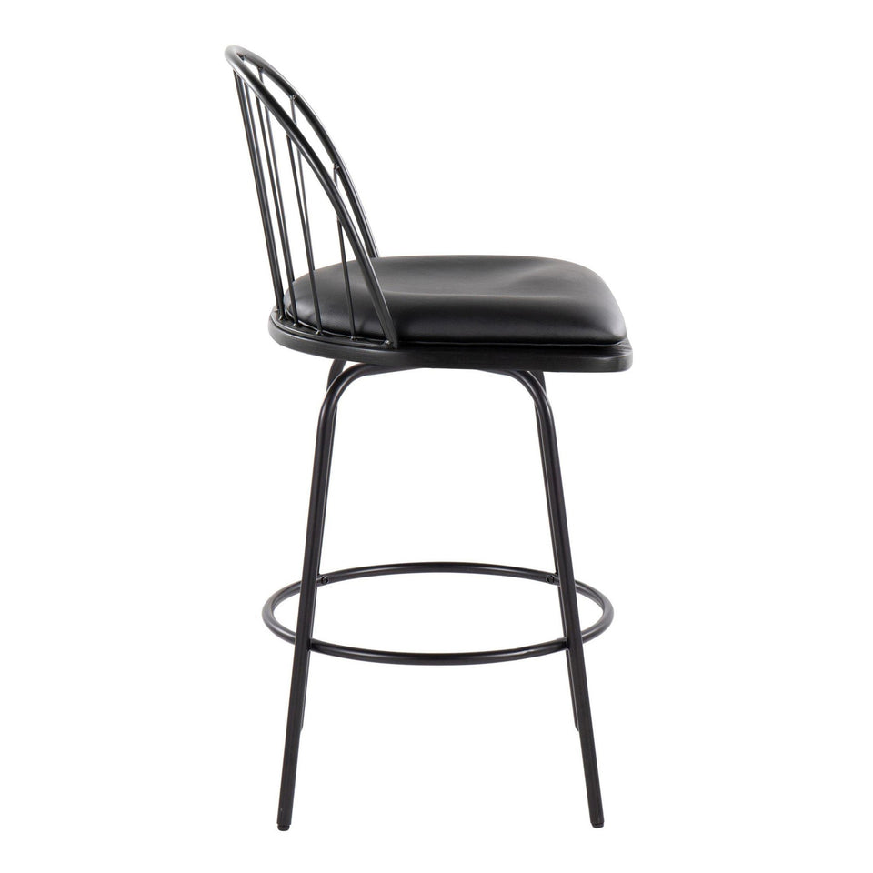 Riley Claire 26" Fixed-Height Counter Stool - Set of 2