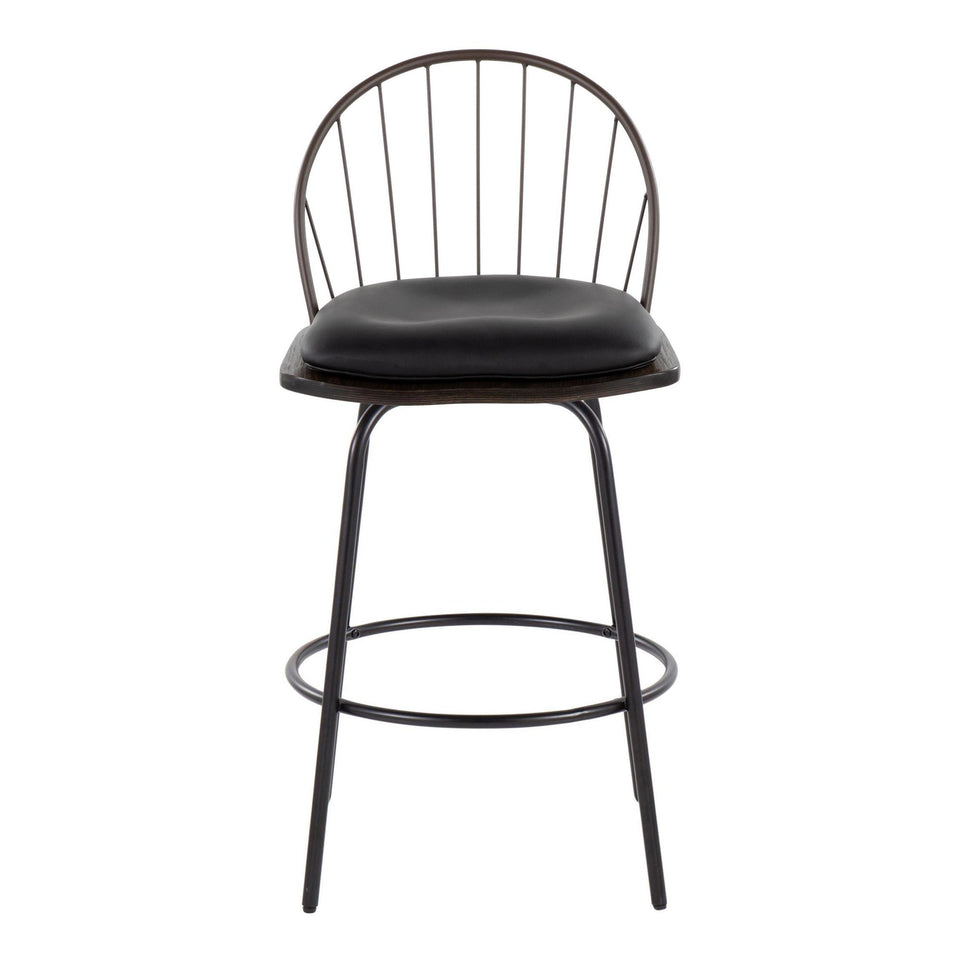 Riley Claire 26" Fixed-Height Counter Stool - Set of 2