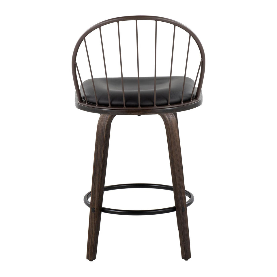 Riley 26" Fixed-Height Counter Stool - Set of 2