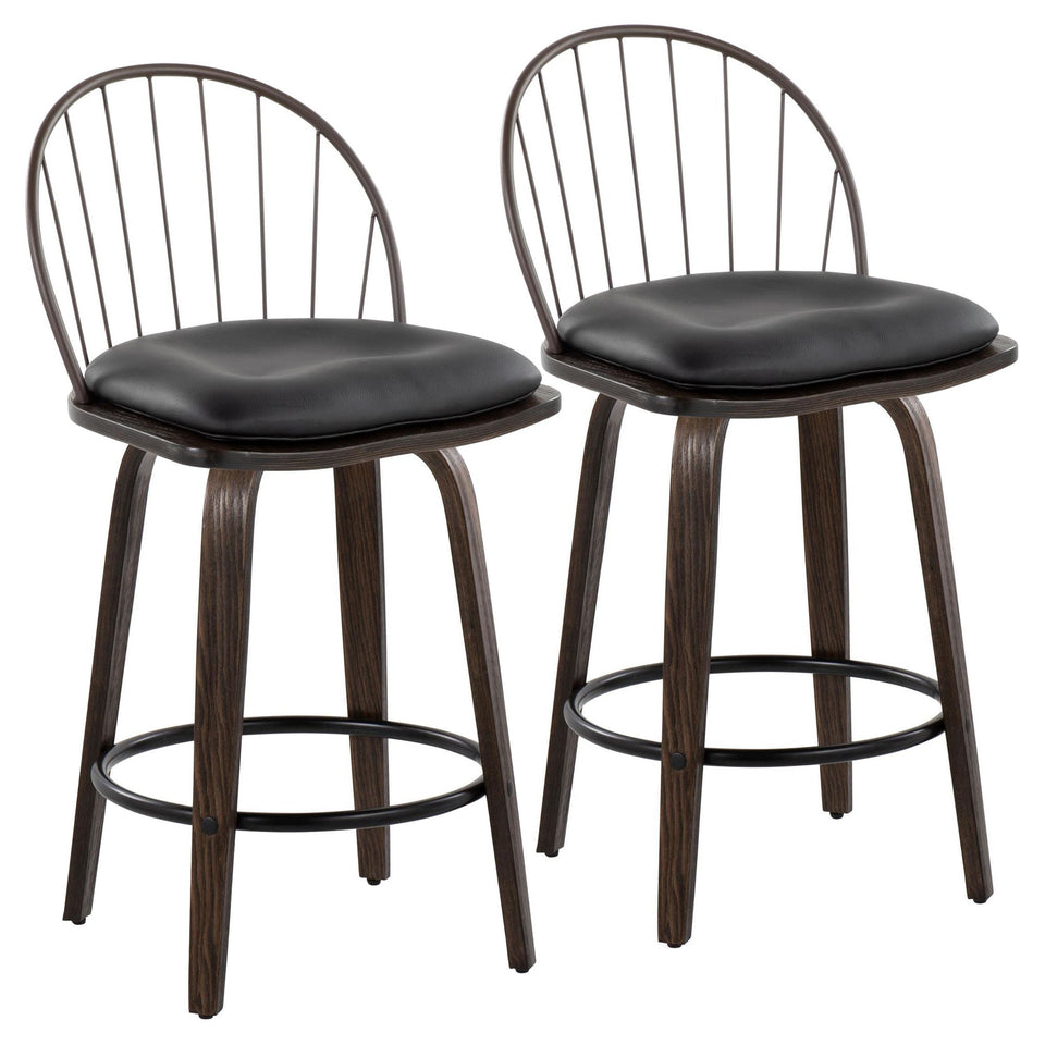 Riley 26" Fixed-Height Counter Stool - Set of 2