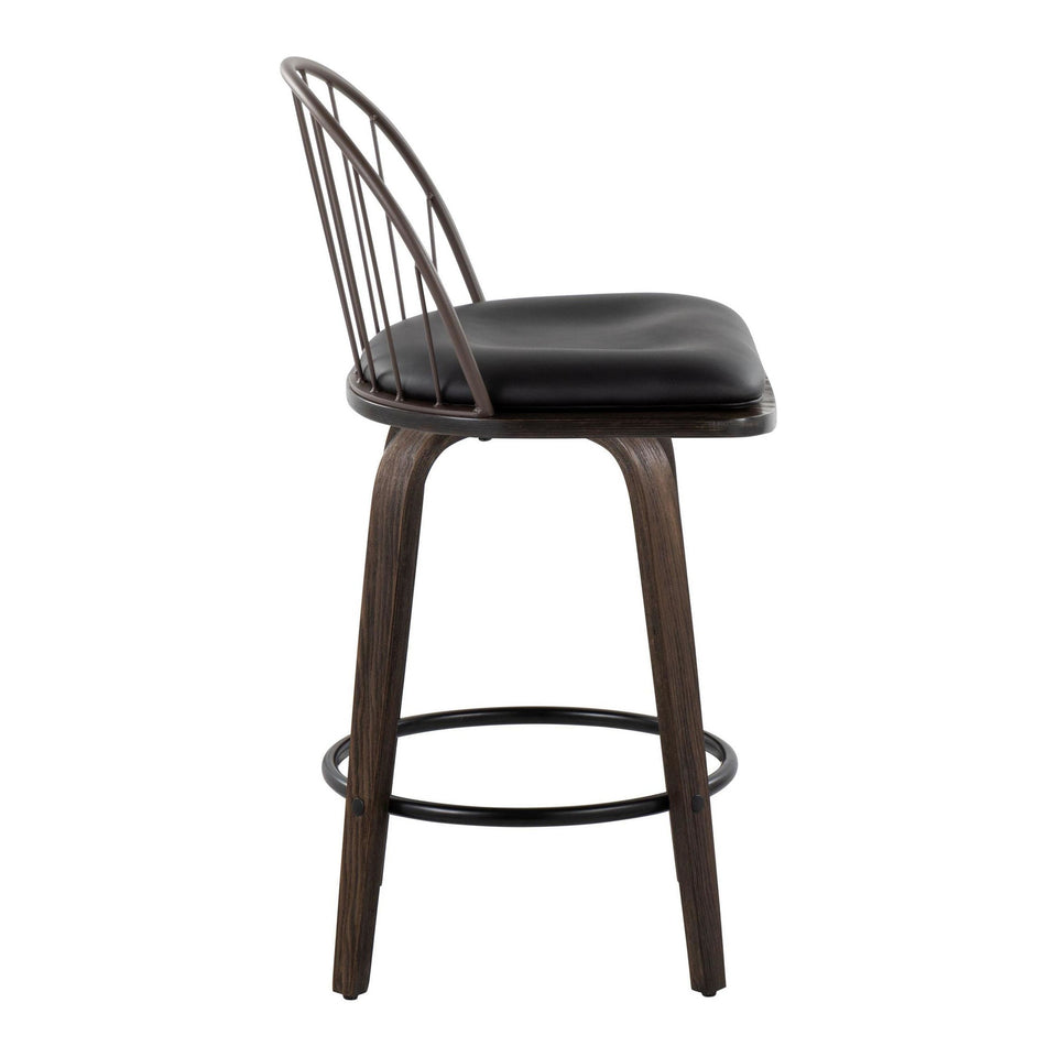 Riley 26" Fixed-Height Counter Stool - Set of 2
