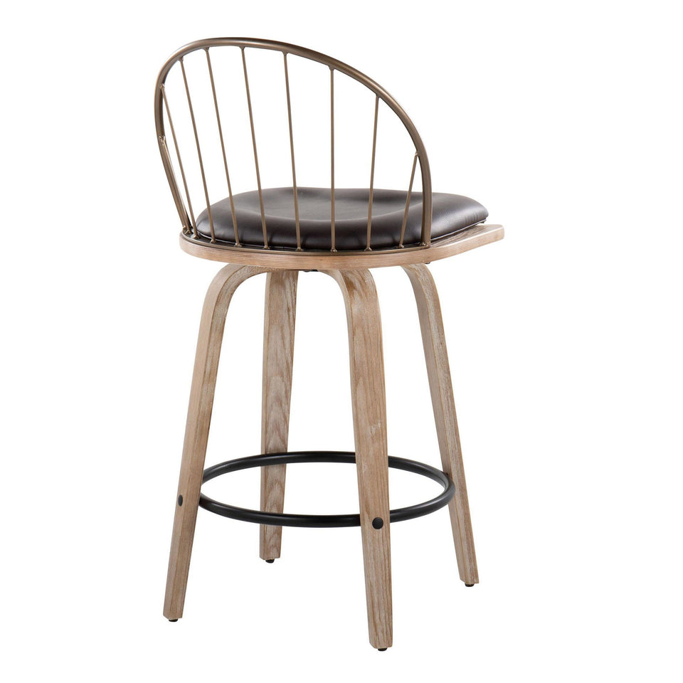 Riley 26" Fixed-Height Counter Stool - Set of 2