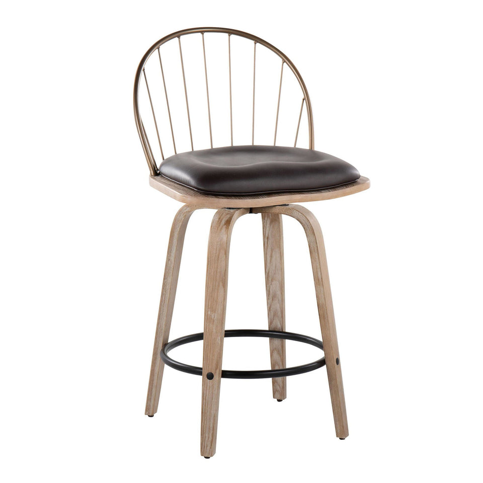 Riley 26" Fixed-Height Counter Stool - Set of 2