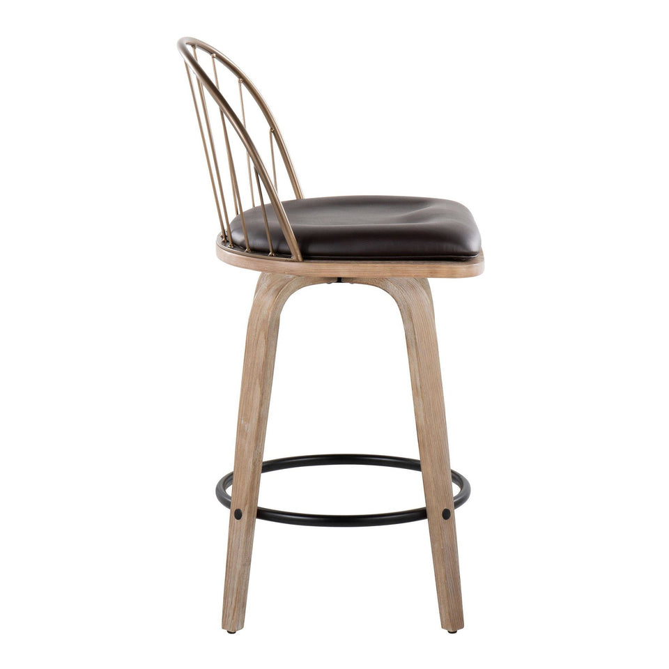 Riley 26" Fixed-Height Counter Stool - Set of 2