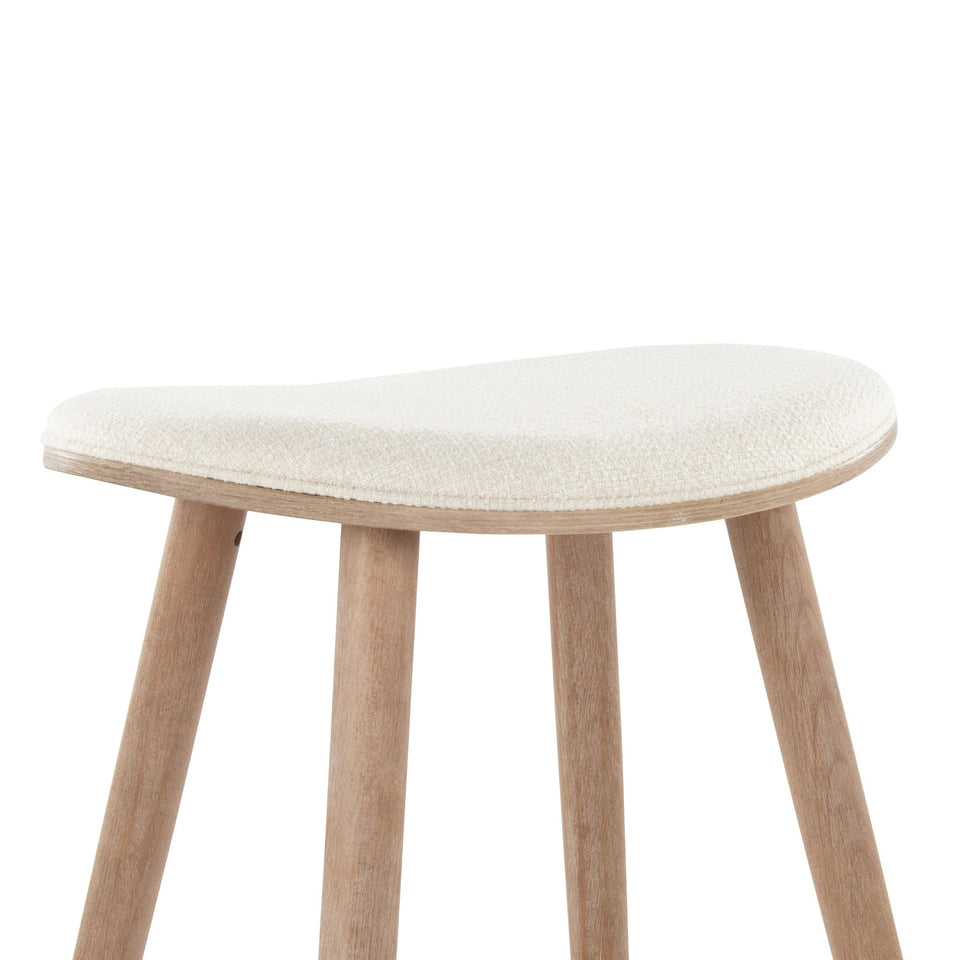 Saddle 26" Fixed-Height Counter Stool - Set of 2