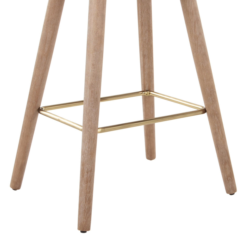 Saddle 26" Fixed-Height Counter Stool - Set of 2