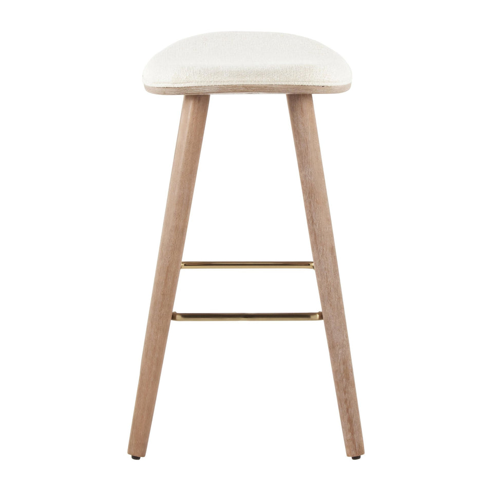 Saddle 26" Fixed-Height Counter Stool - Set of 2