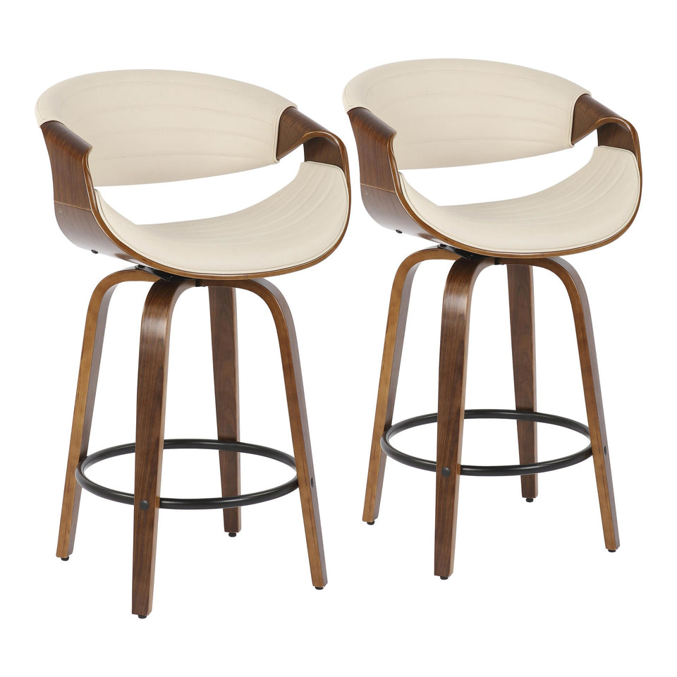 Symphony 26" Fixed-Height Counter Stool - Set of 2