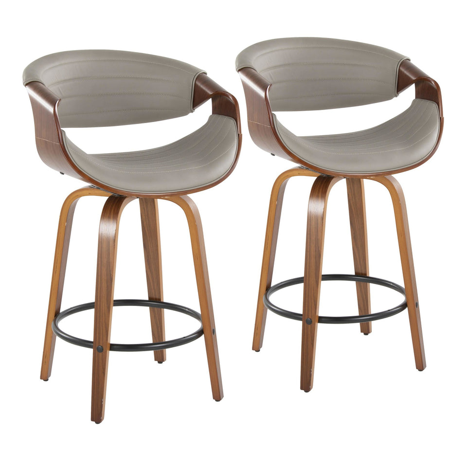 Symphony 26" Fixed-Height Counter Stool - Set of 2