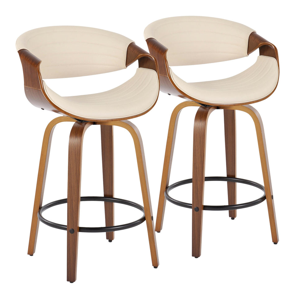 Symphony 26" Fixed-Height Counter Stool - Set of 2