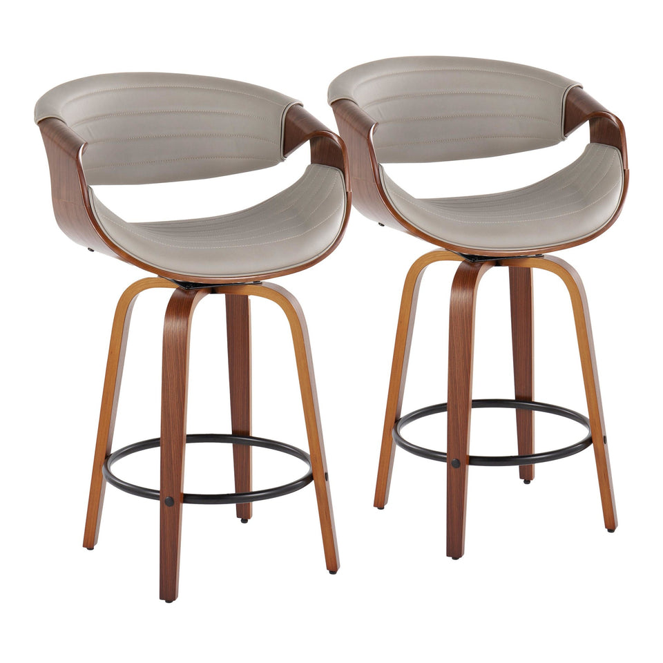 Symphony 26" Fixed-Height Counter Stool - Set of 2