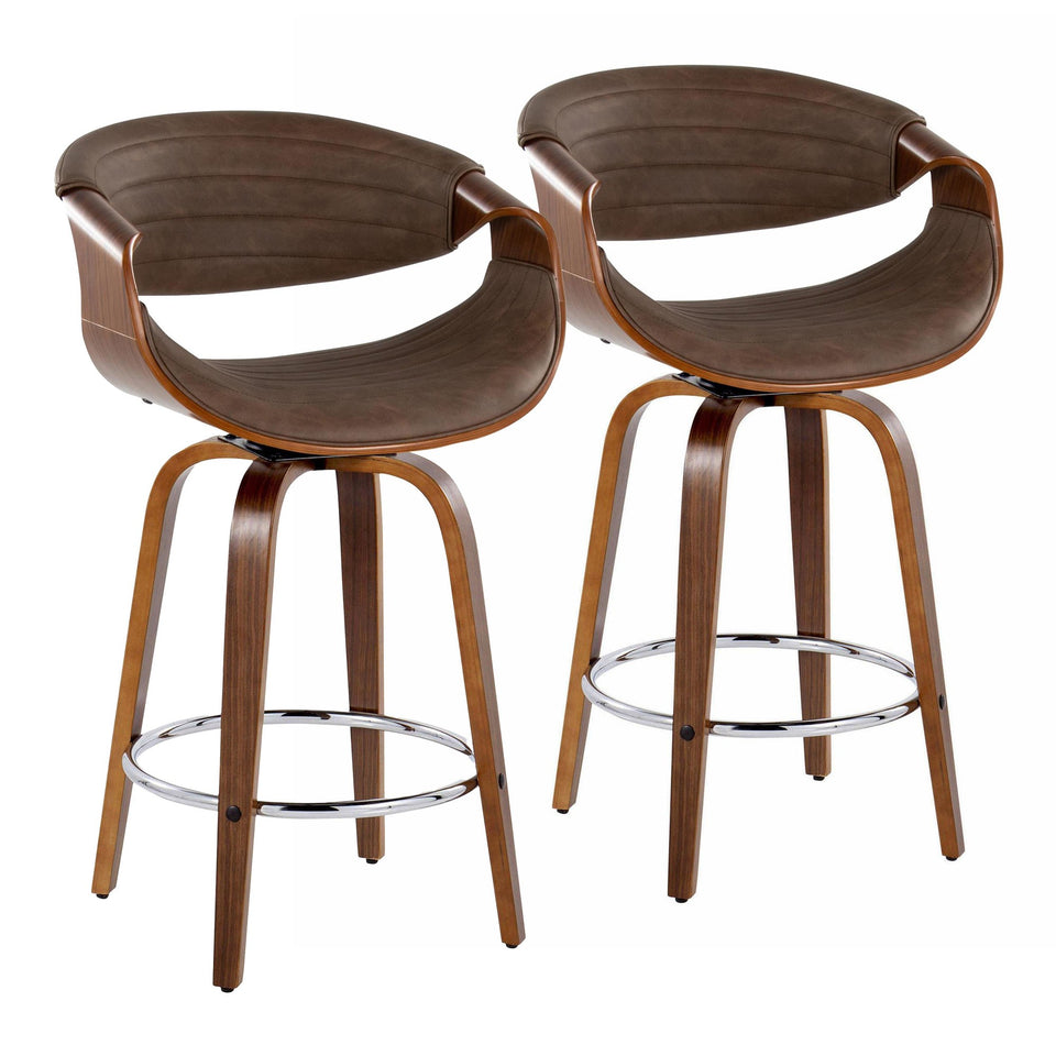 Symphony 26" Fixed-Height Counter Stool - Set of 2