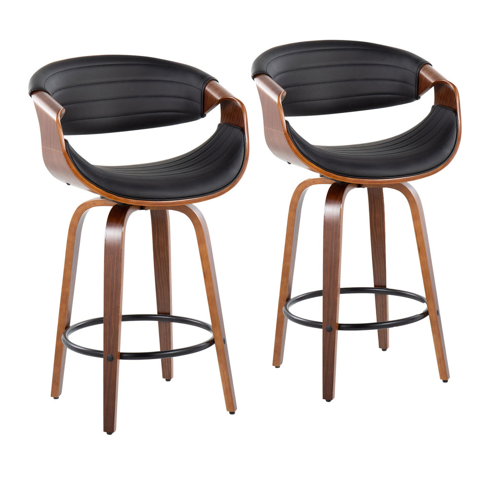 Symphony 26" Fixed-Height Counter Stool - Set of 2