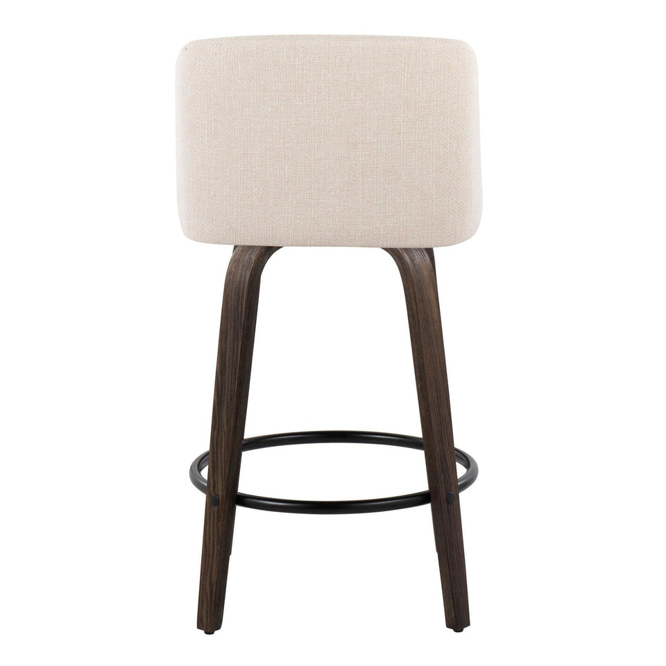 Toriano 26" Fixed-Height Counter Stool - Set of 2