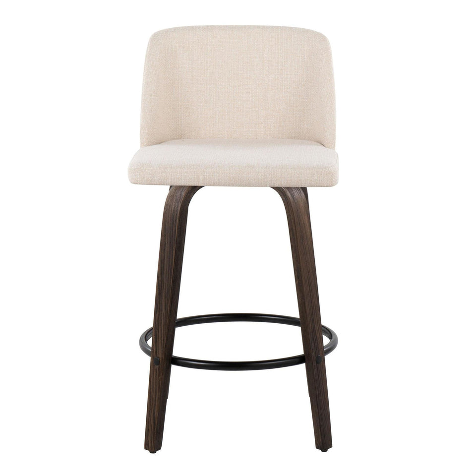 Toriano 26" Fixed-Height Counter Stool - Set of 2