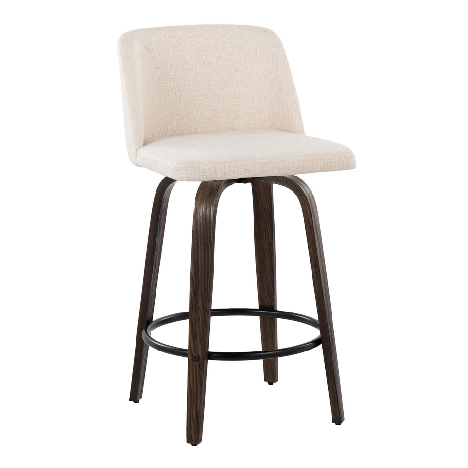 Toriano 26" Fixed-Height Counter Stool - Set of 2