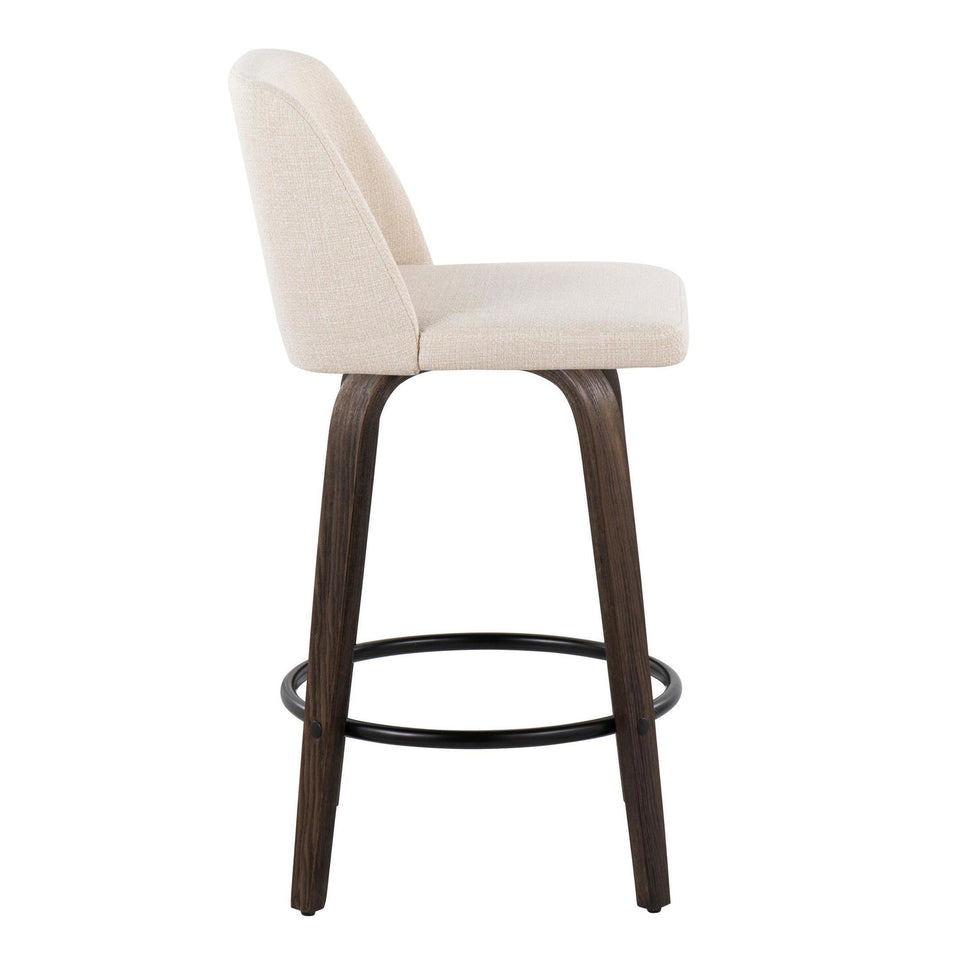 Toriano 26" Fixed-Height Counter Stool - Set of 2