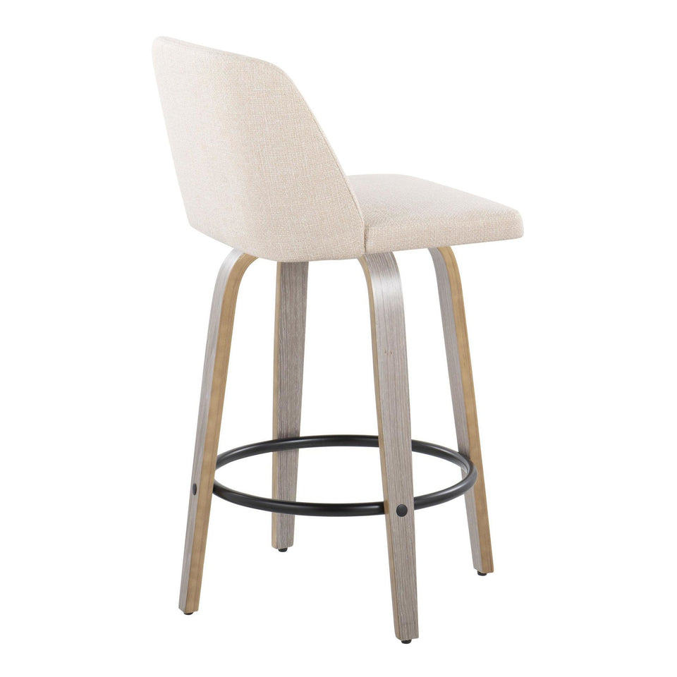 Toriano 26" Fixed-Height Counter Stool - Set of 2