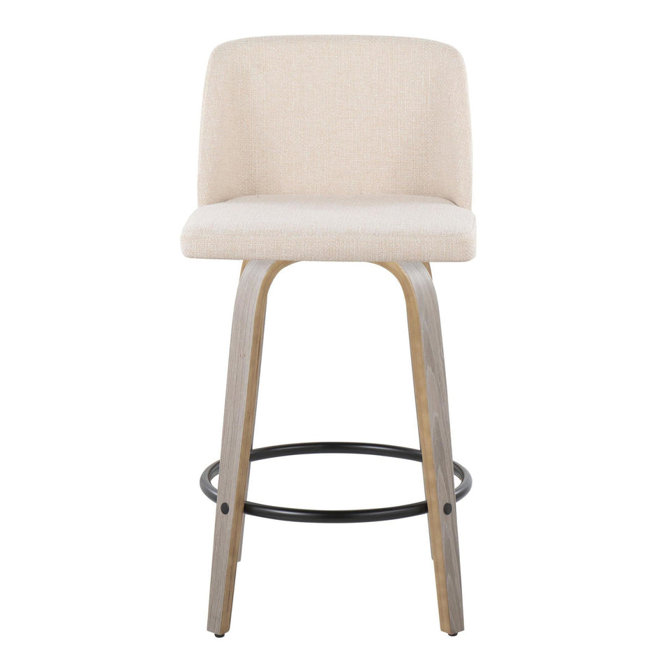 Toriano 26" Fixed-Height Counter Stool - Set of 2