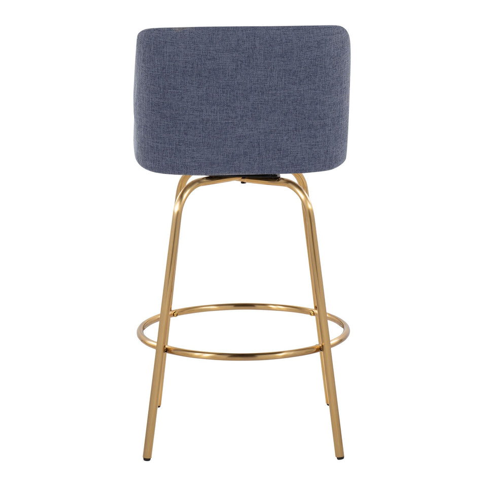 Toriano 26" Fixed-Height Counter Stool - Set of 2