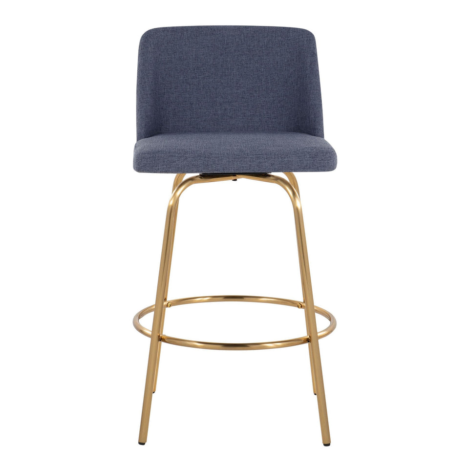 Toriano 26" Fixed-Height Counter Stool - Set of 2
