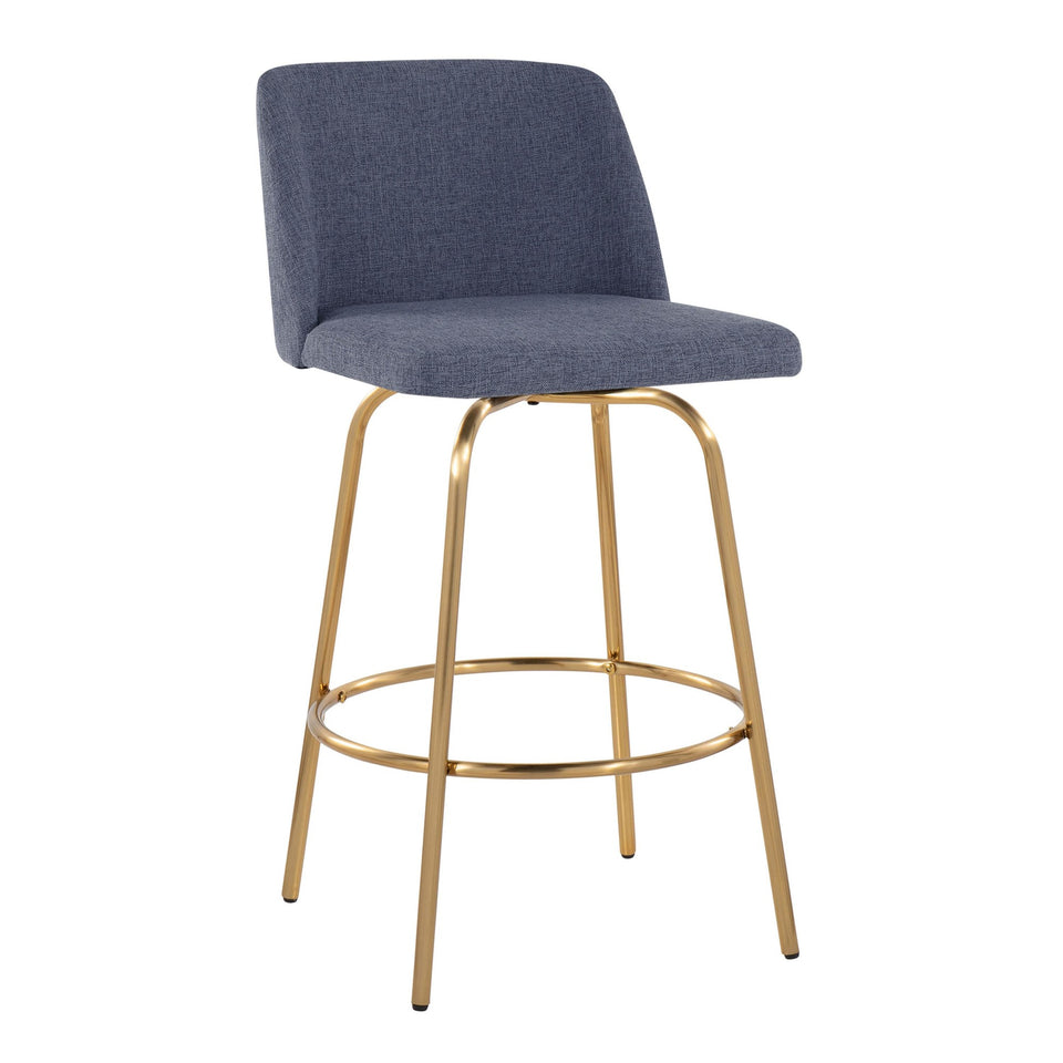 Toriano 26" Fixed-Height Counter Stool - Set of 2