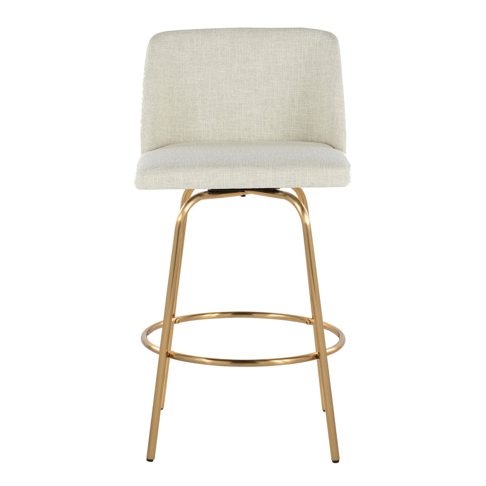 Toriano 26" Fixed-Height Counter Stool - Set of 2