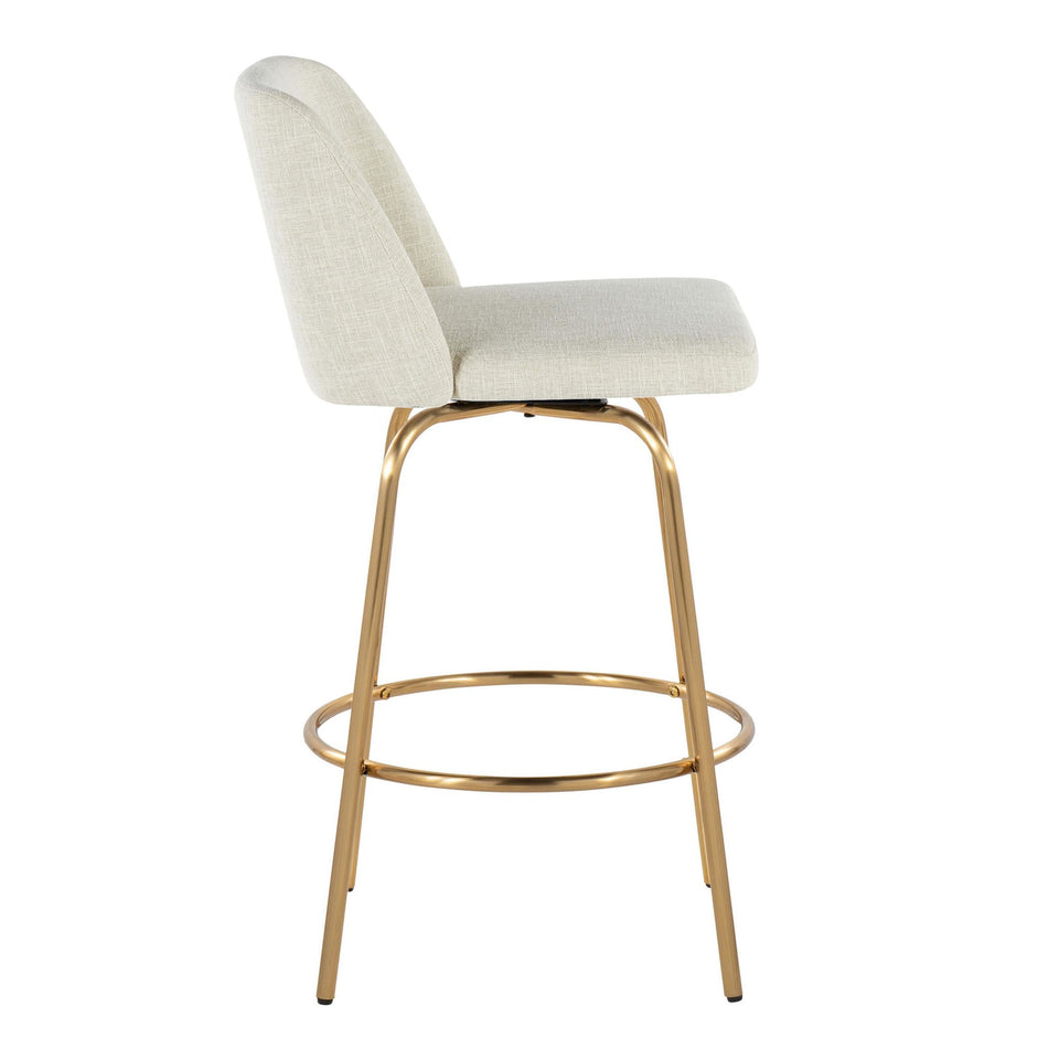 Toriano 26" Fixed-Height Counter Stool - Set of 2