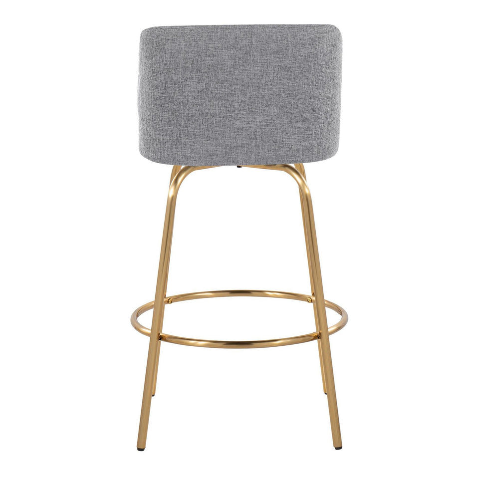 Toriano 26" Fixed-Height Counter Stool - Set of 2