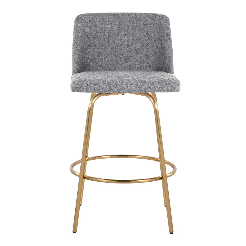 Toriano 26" Fixed-Height Counter Stool - Set of 2