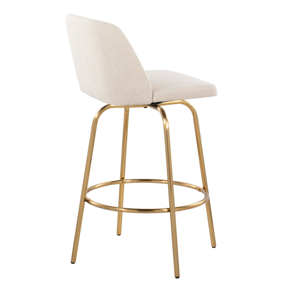 Toriano 26" Fixed-Height Counter Stool - Set of 2