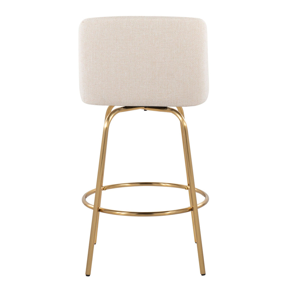 Toriano 26" Fixed-Height Counter Stool - Set of 2