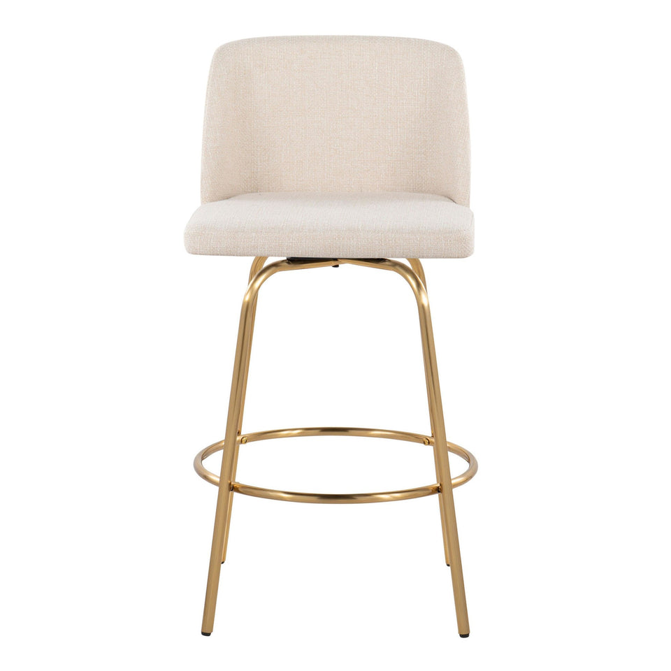 Toriano 26" Fixed-Height Counter Stool - Set of 2