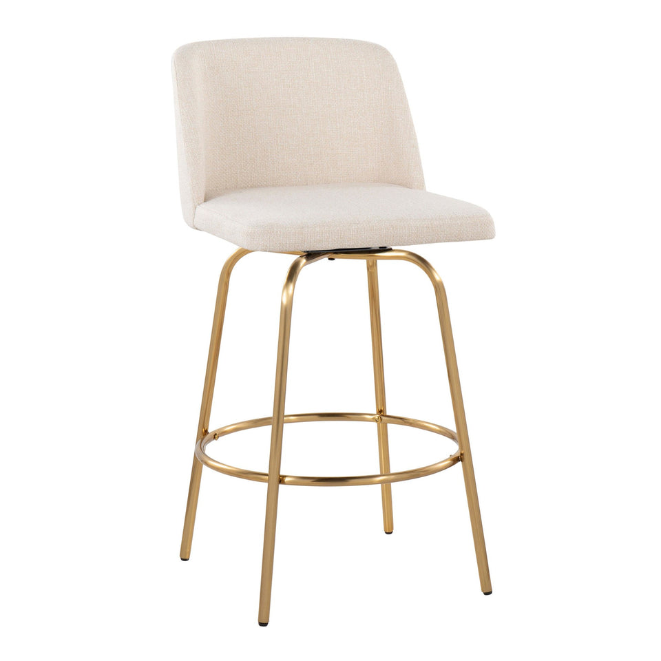 Toriano 26" Fixed-Height Counter Stool - Set of 2