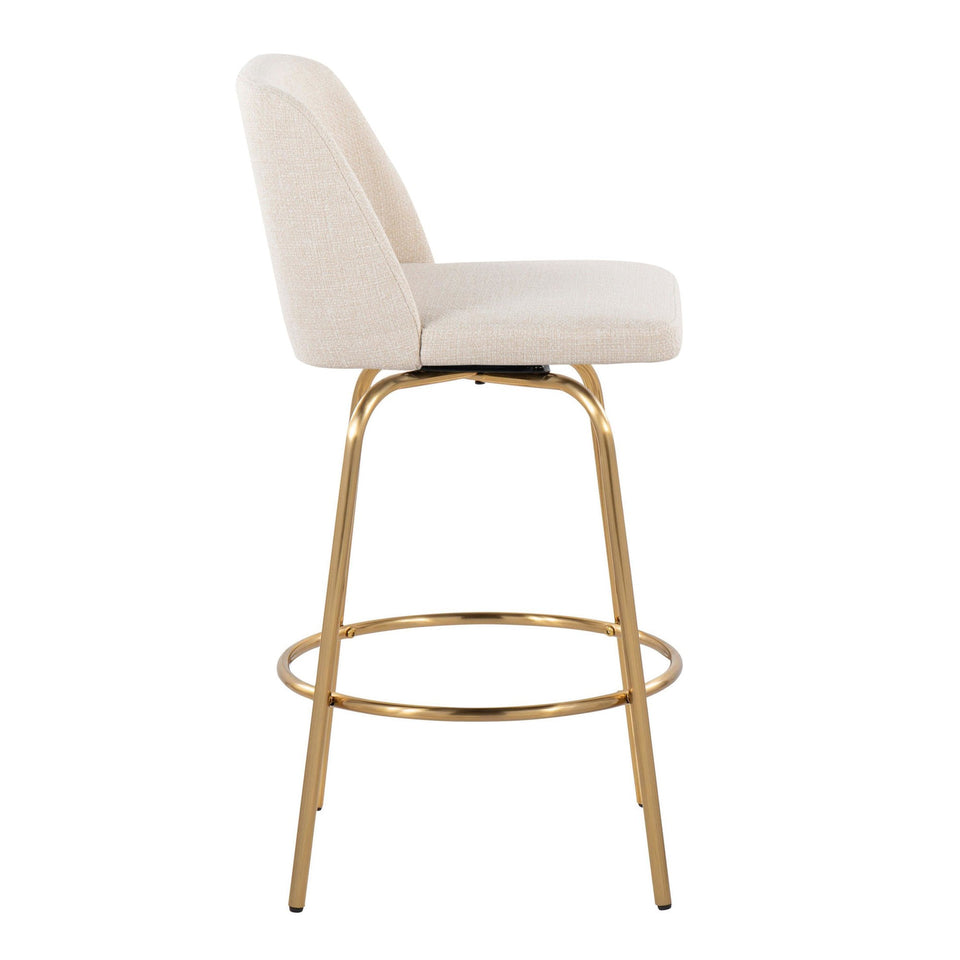 Toriano 26" Fixed-Height Counter Stool - Set of 2