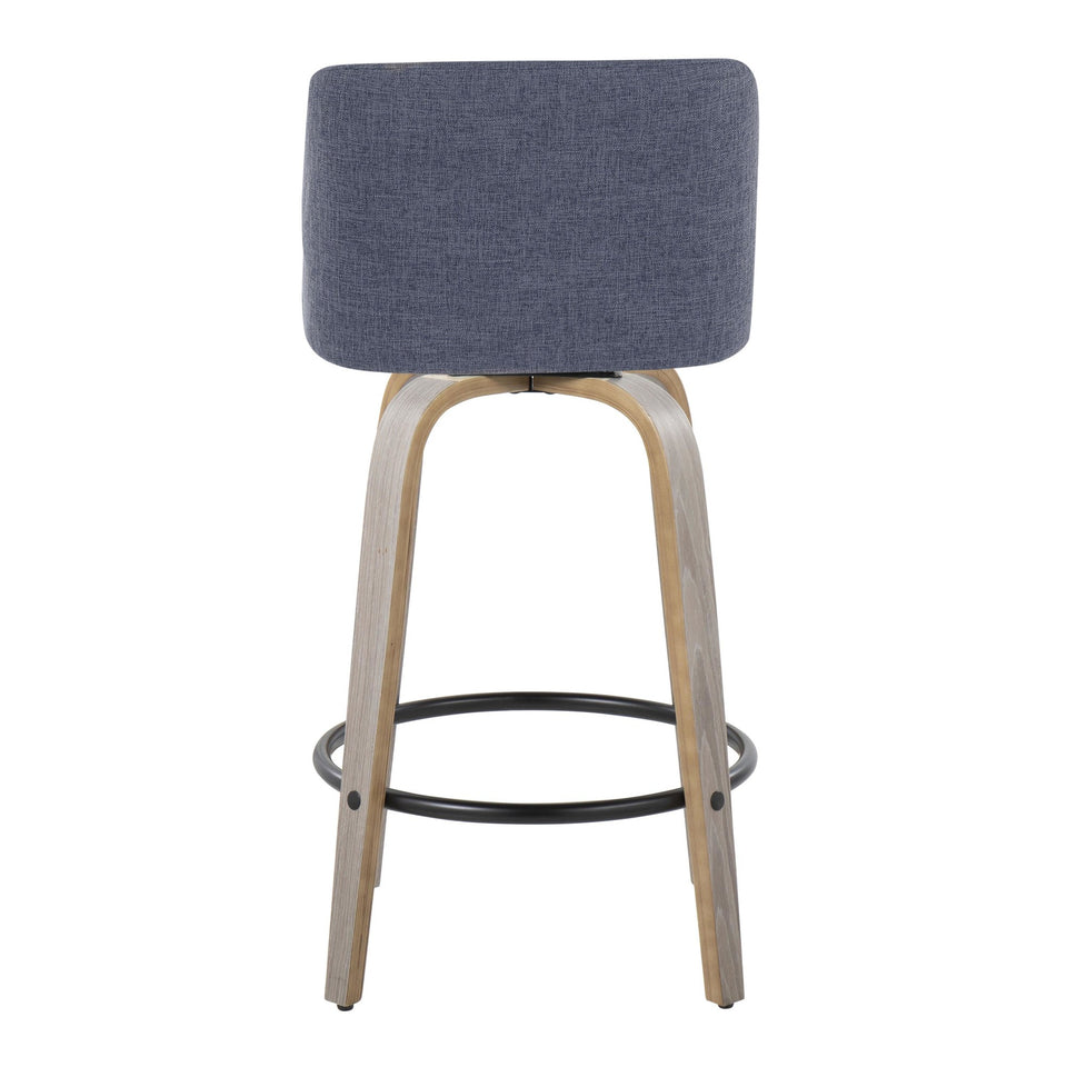 Toriano 26" Fixed-Height Counter Stool - Set of 2