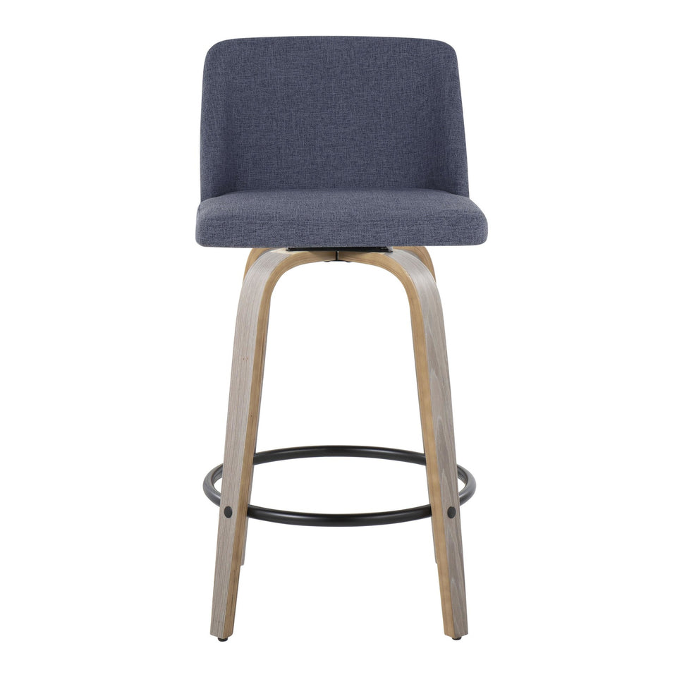 Toriano 26" Fixed-Height Counter Stool - Set of 2