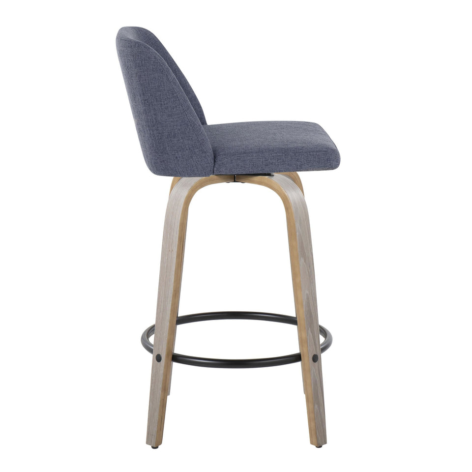 Toriano 26" Fixed-Height Counter Stool - Set of 2