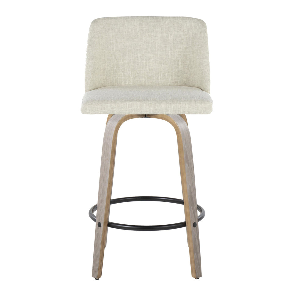 Toriano 26" Fixed-Height Counter Stool - Set of 2