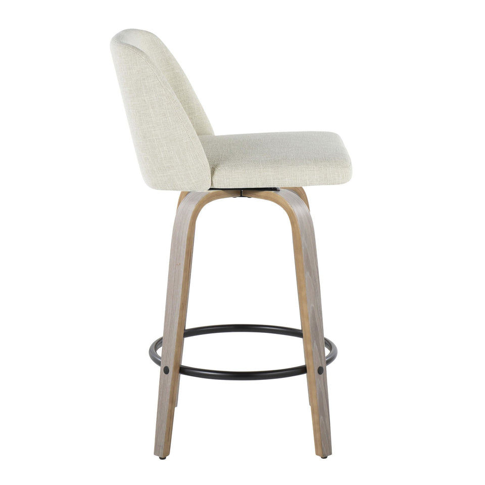 Toriano 26" Fixed-Height Counter Stool - Set of 2