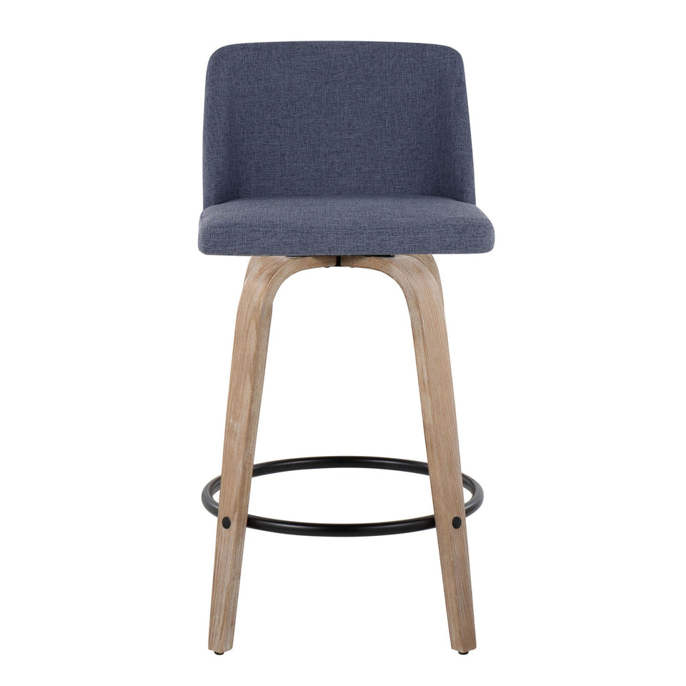 Toriano 26" Fixed-Height Counter Stool - Set of 2