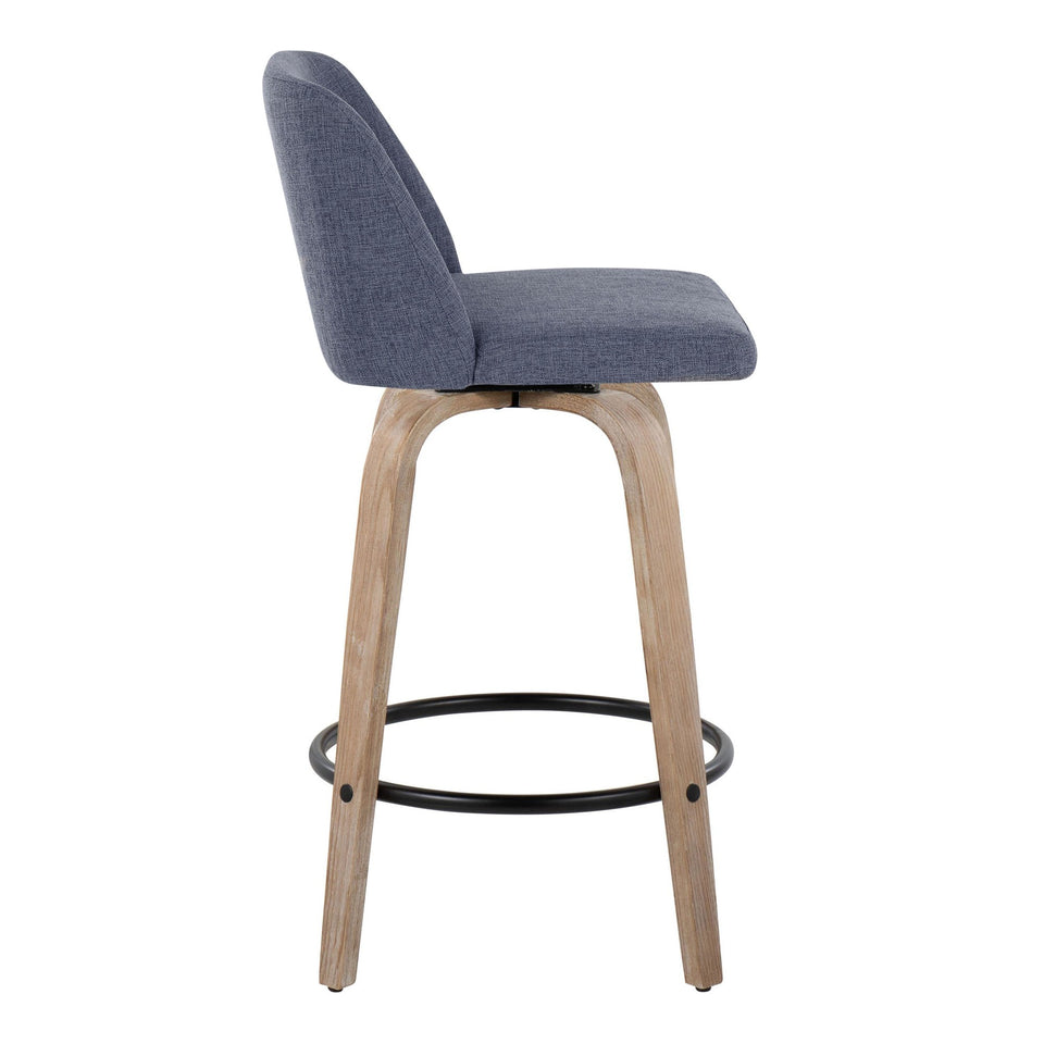 Toriano 26" Fixed-Height Counter Stool - Set of 2
