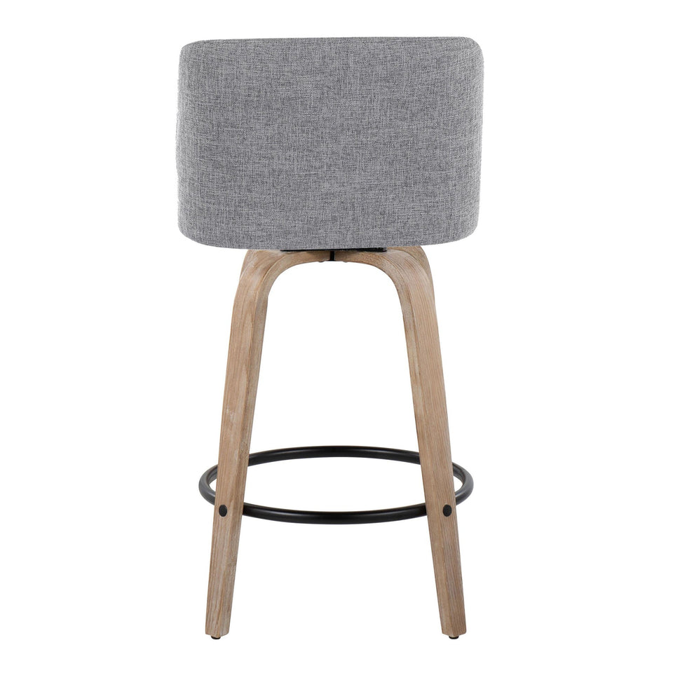 Toriano 26" Fixed-Height Counter Stool - Set of 2