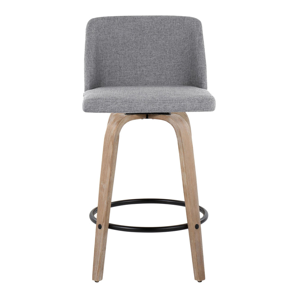 Toriano 26" Fixed-Height Counter Stool - Set of 2