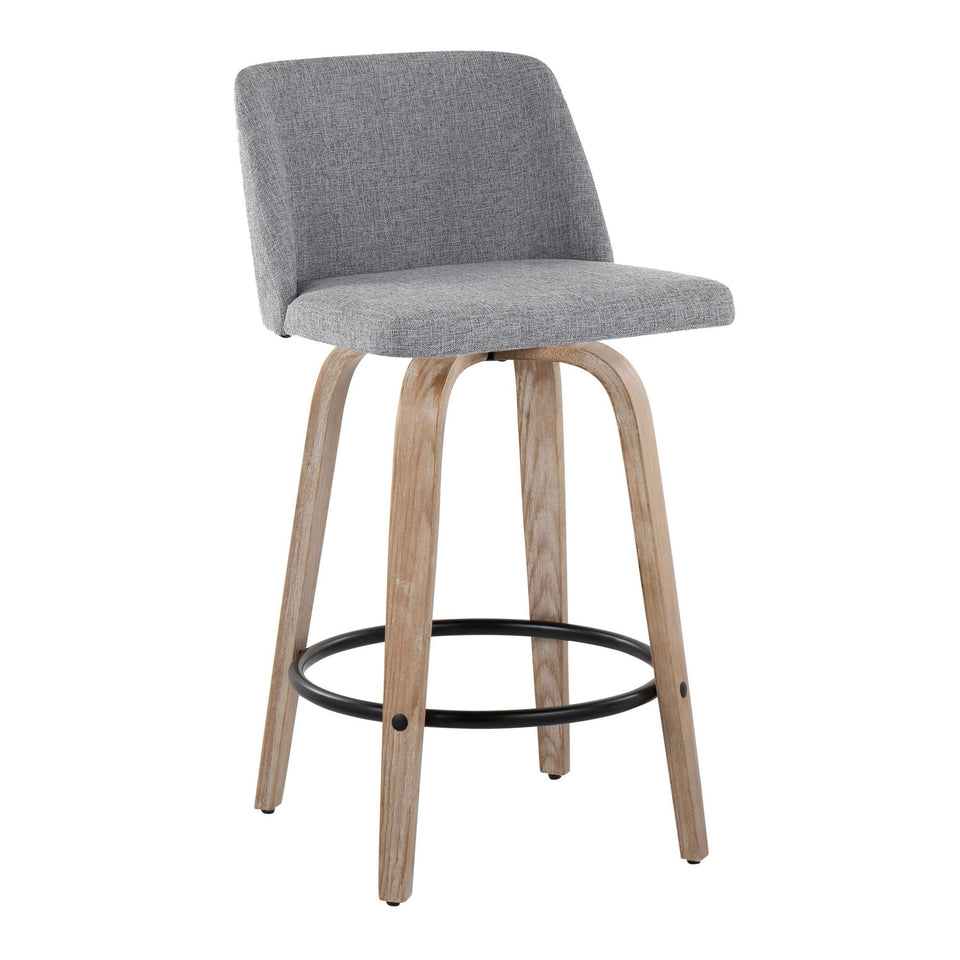 Toriano 26" Fixed-Height Counter Stool - Set of 2