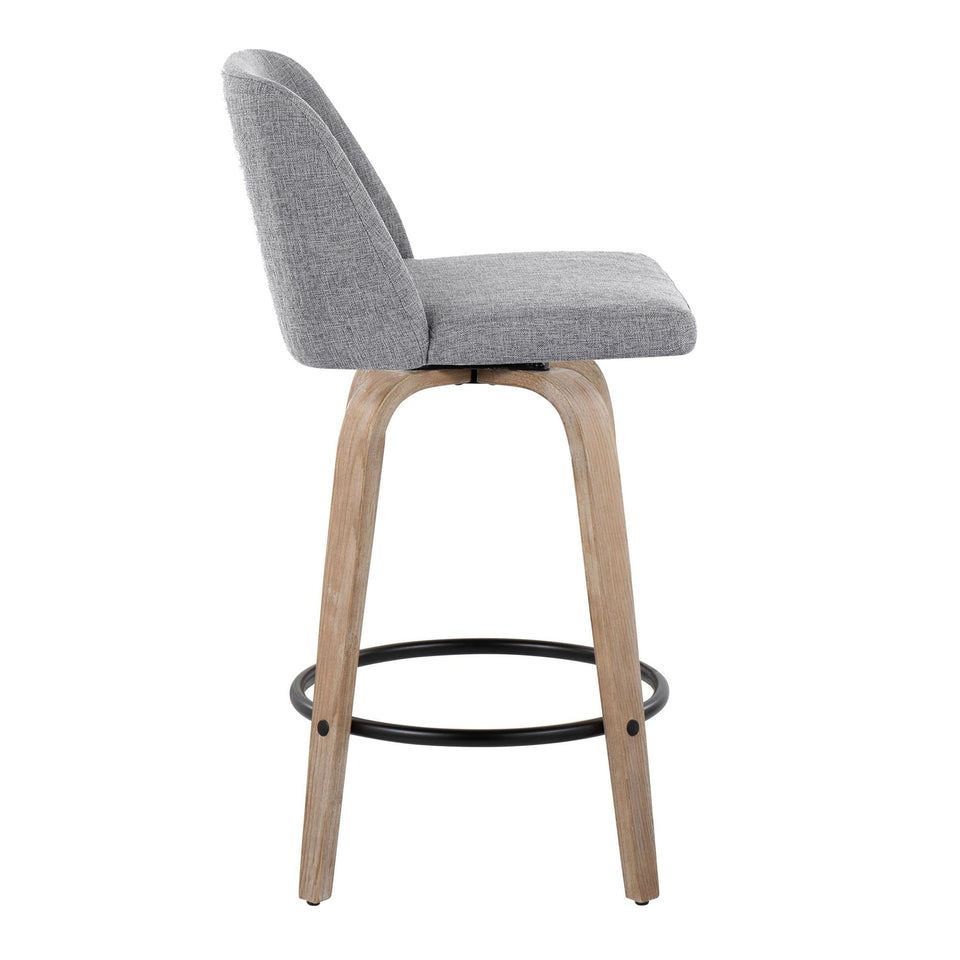 Toriano 26" Fixed-Height Counter Stool - Set of 2