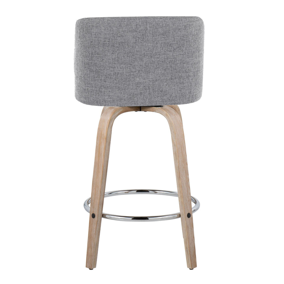 Toriano 26" Fixed-Height Counter Stool - Set of 2