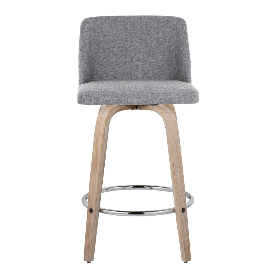 Toriano 26" Fixed-Height Counter Stool - Set of 2